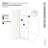 Aurora 34 in. x 78 in. Fully Frameless Fluted Radius Single Fixed Shower Panel-93934524-93934513