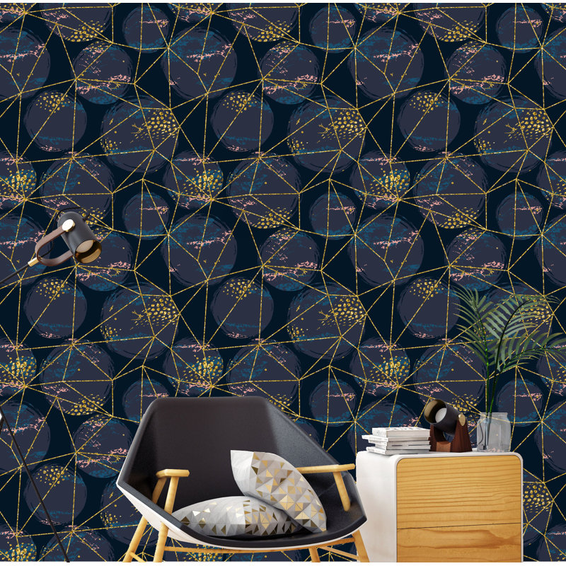 Rouleau de papier peint adhésif Cosmic, L 16,67 po x l 25 po
