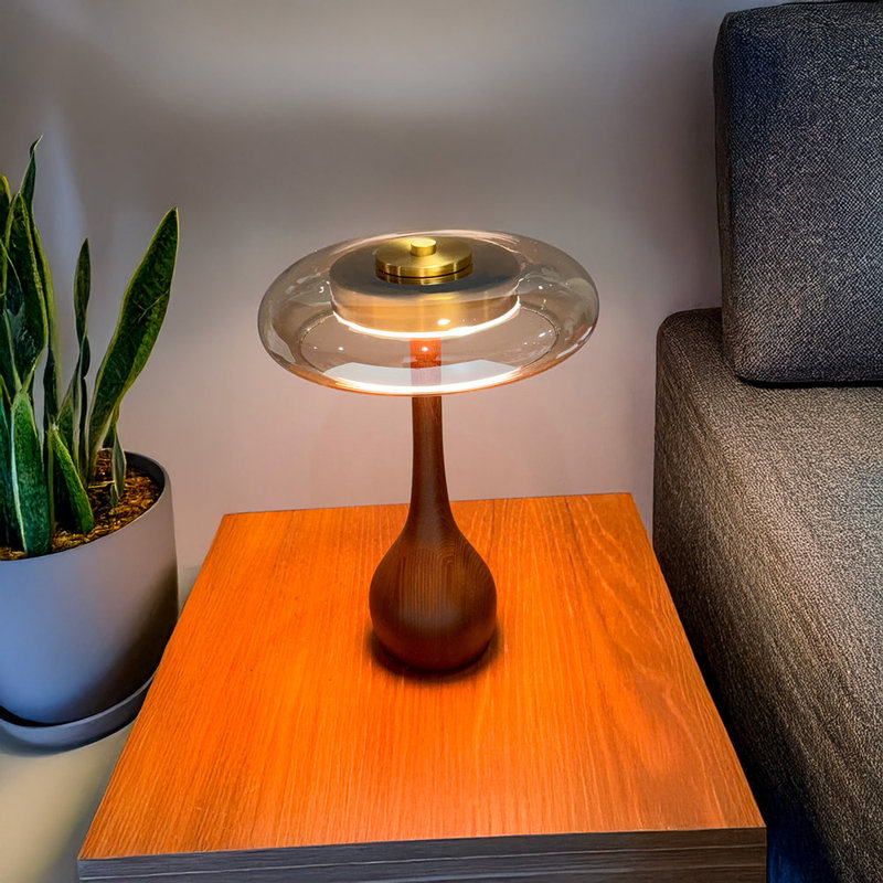 Lampe de table à DEL Franko, H 12,4 po x l 8,6 po x P 3,5 po