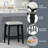 Arasch Wood Backless Counter Height Stool-1874321145