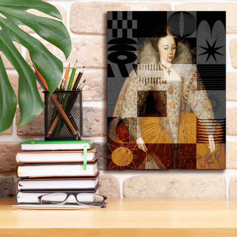 «Lady Eleanor Percy 2» par Irena Orlov, art mural sur toile, H 16 po x l 12 po x P 0,75 po