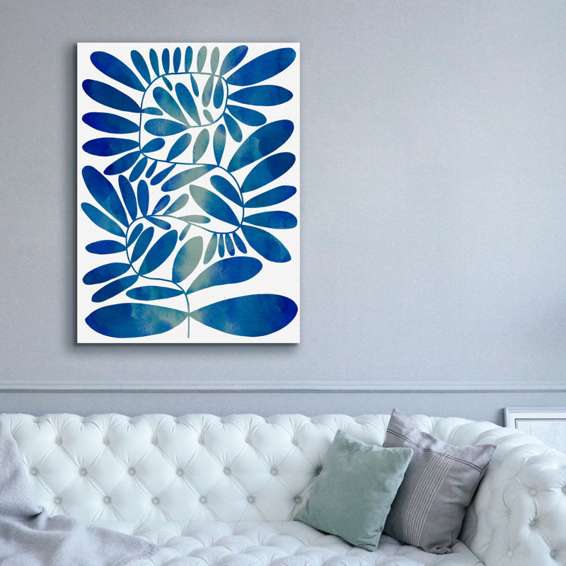  «Summer Sprig 2» par Emma Caroline, art mural sur toile, 40 po x 54 po