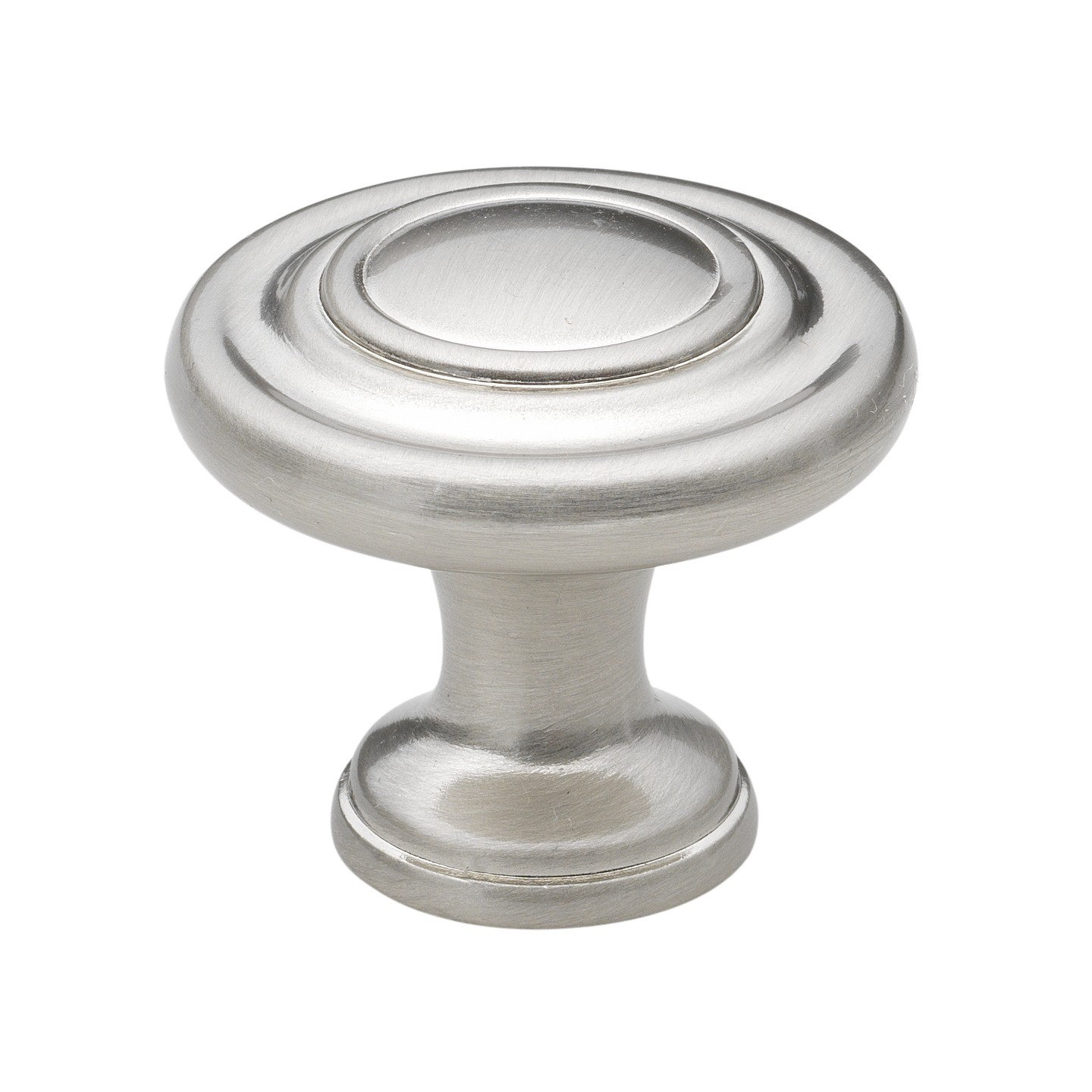 Classic Mushroom Cabinet Knob, Satin Nickel