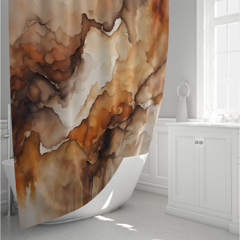 Shower Curtain with Bath Mat