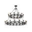 Lustre 28 lumières façon bougie Majella
