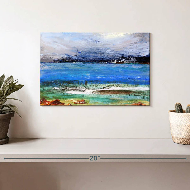 Alvord Coastal Abstract, H 8 po x l 12 po