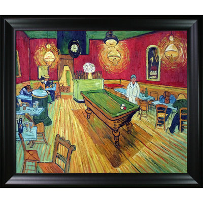 « the night cafe » par vincent van gogh-picture cadre, reproduction d’art sur toile