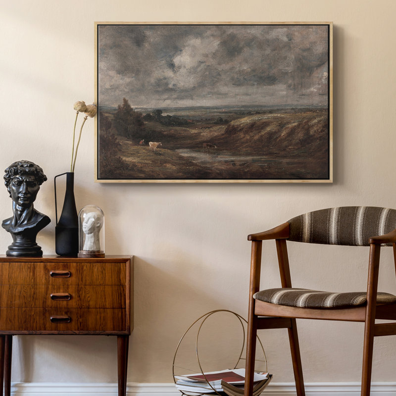 "Vintage Landscape -DXV III" sur toile