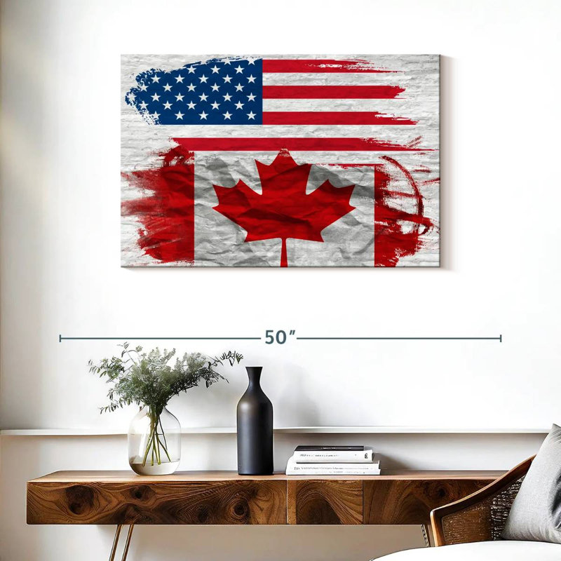 Borges USA And Canada Flag