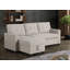 Canapé modulaire convertible rembourré avec méridienne coulissante-359093130