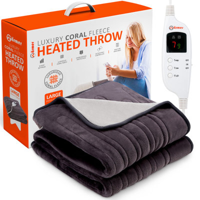 Warmer Luxury Heated Throw Blanket