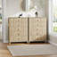 Commode pour chambre à coucher avec 5 tiroirs, commode moderne de 32 po de largeur avec poignée en métal-876485817