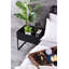 Hommy 50cm W Iron Bedside Table