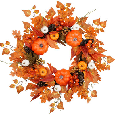 Eucalyptus 61 cm Artificial Wreath