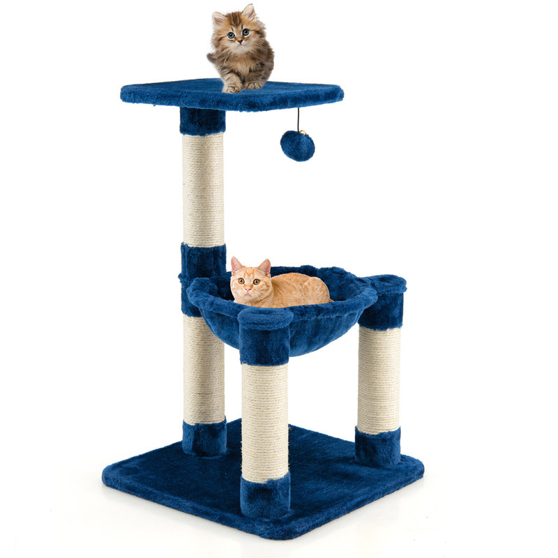 Currelly Cat Perch, Blue