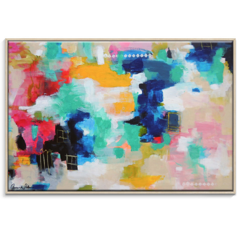 House Picket Fence by Amira Rahim - Painting on Canvas, Timber, 102cm H x 152cm W