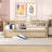 Kids Daybed Wood Bed with Two Drawers-89519854-89519850