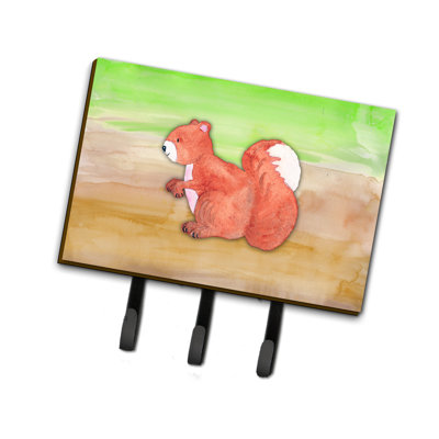 Garde-écureuil ou porte-clé aquarelle