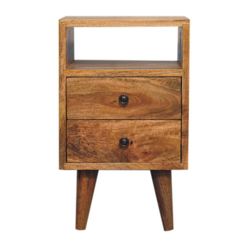 30cm W Solid Wood Bedside Table