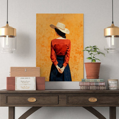 Impression sur toile, impression sur toile de couleur unie sans motif (1), affiche rétro