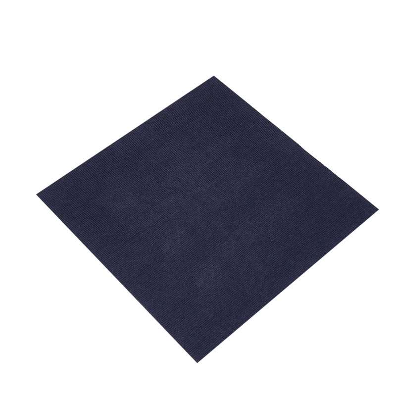 20pcs Polyester Self Adhesive Carpet Tiles, Blue