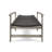 Hampton Wood + Wicker Chaise Lounge