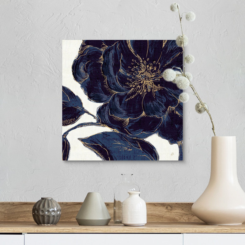 «Indigo Garden II», reproduction d'impression, H 20 po x l 20 po x P 1,5 po, Toile