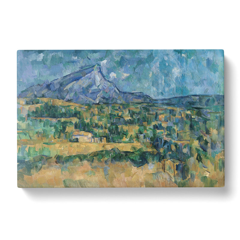Mont Sainte-Victoire Vol.2 by Paul Cezanne - Wrapped Canvas Painting, 50cm H x 76cm W x 3cm D