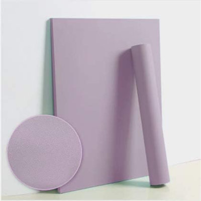 236''X17.7'' Purple Peel And Stick Wallpaper Contact Paper Modern Self Adhesive Wall Paper Removable Renter Friendly Textured Solid Color Shelf Cabinet Vinyl Roll (236''X17.7'',Purple)
