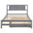Full Size Platform Bed With Adjustable Trundle