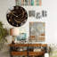 Horloge murale en or 12 po