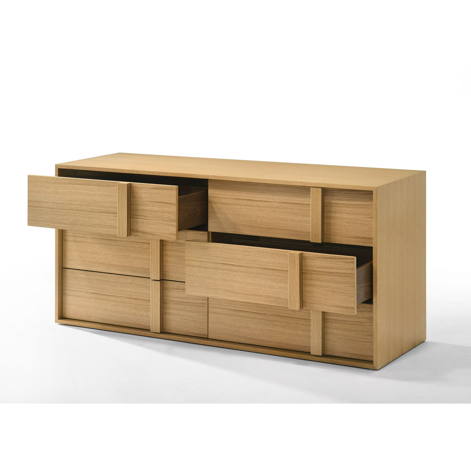 Alvarez 5 - Piece Bedroom Set, King, Oak