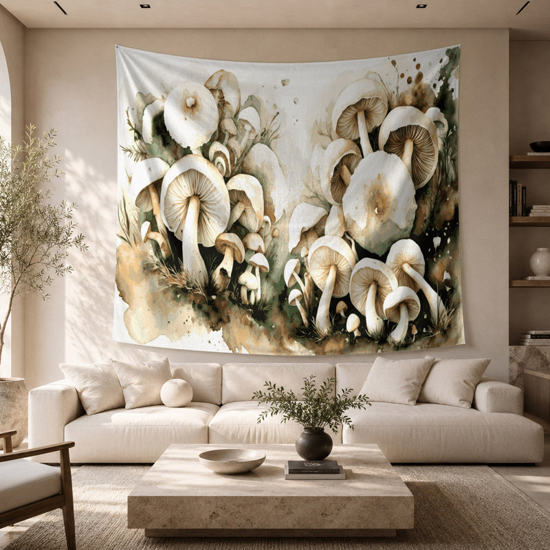 Tapisserie murale légumes et boutons, 26 po x 36 po