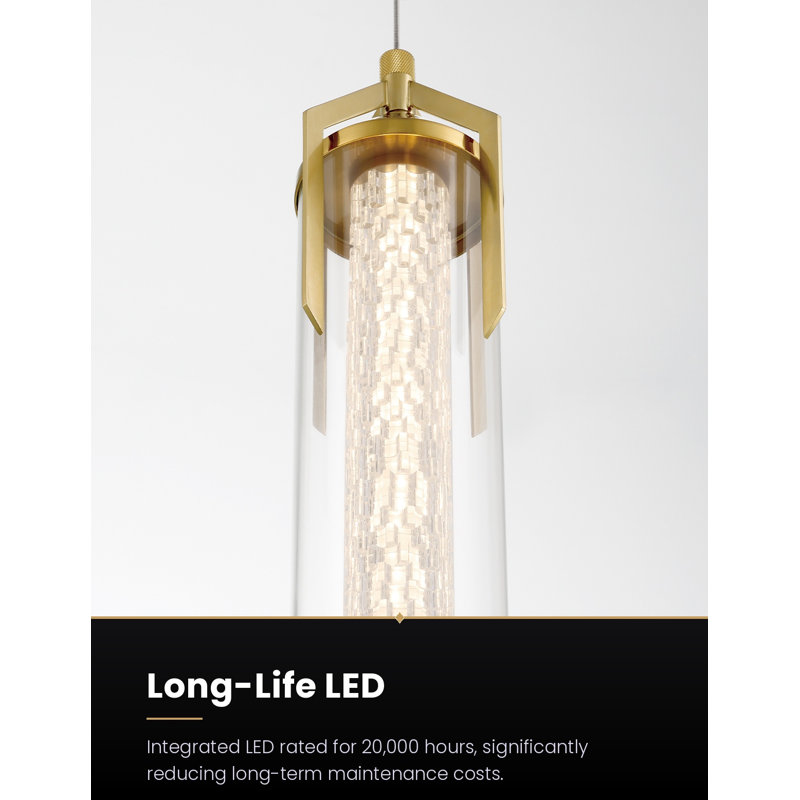 Espada 1 Light Pendant, Gold