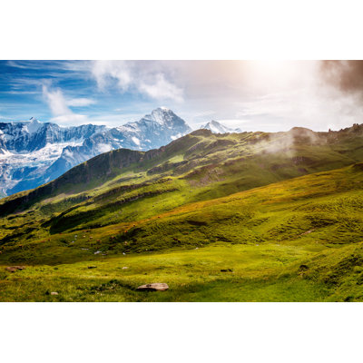 Swiss Alps - Wrapped Canvas Print