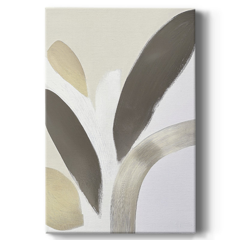 Floral sur toile tendue avec châssis CCXV - prêt à être accroché, H 48 po x l 32 po