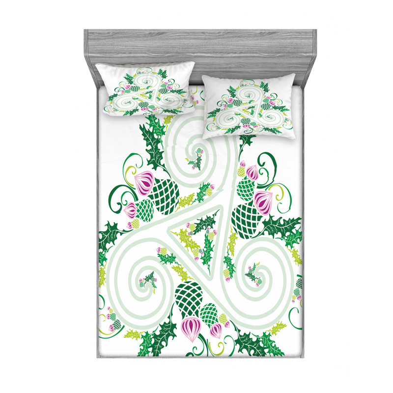Microfiber Sheet Set, Full Sheet Set with Fitted Sheet