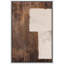 Style Mid-Century, brun foncé, formes abstraites neutres, grand cadre rustique, décor minimaliste M23-101791553-101791557