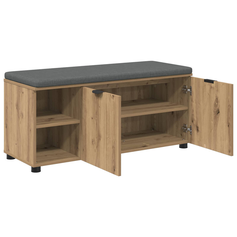 Storage Bench, Artisan Oak