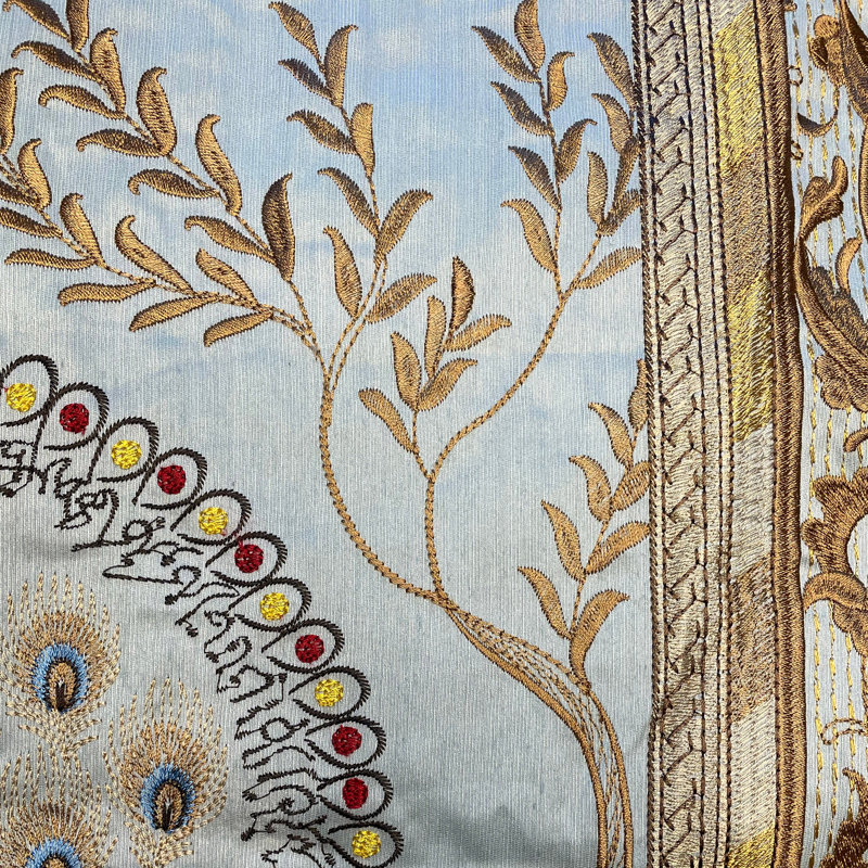 The Met x Ann Gish Divani Peacock Peacock Pillow