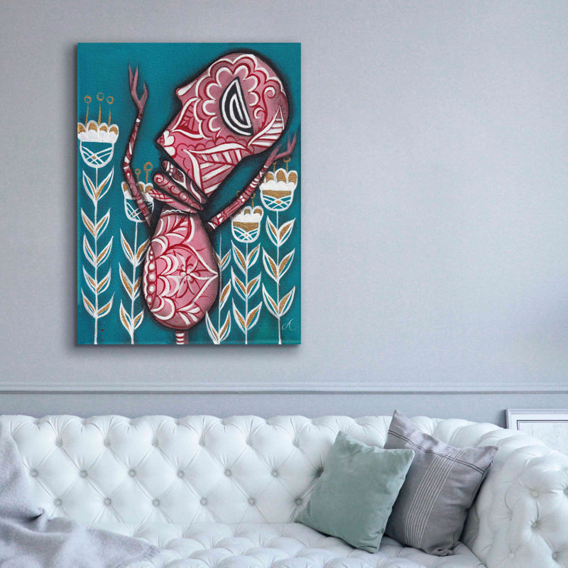 "Uplift" par Abril Andrade, H 54 po x l 40 po x P 1,5 po