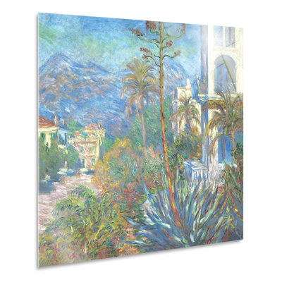 Villa in Bordighera by Claude Monet - No Frame Square Painting