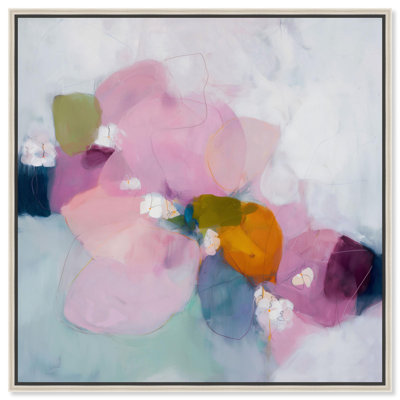 Décoration murale pastel Fuchsia Horizon par Art Remedy