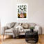 «Galya Pastel Flower Impression No 9» par Treechild, impression sur bois encadrée-100477612-100477609