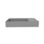 Lavabo de salle de bain mural à surface flottante avec drain encastré à gauche 30 "Juniper - Gris-70942137