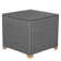 Wicker Side Table With Storage
