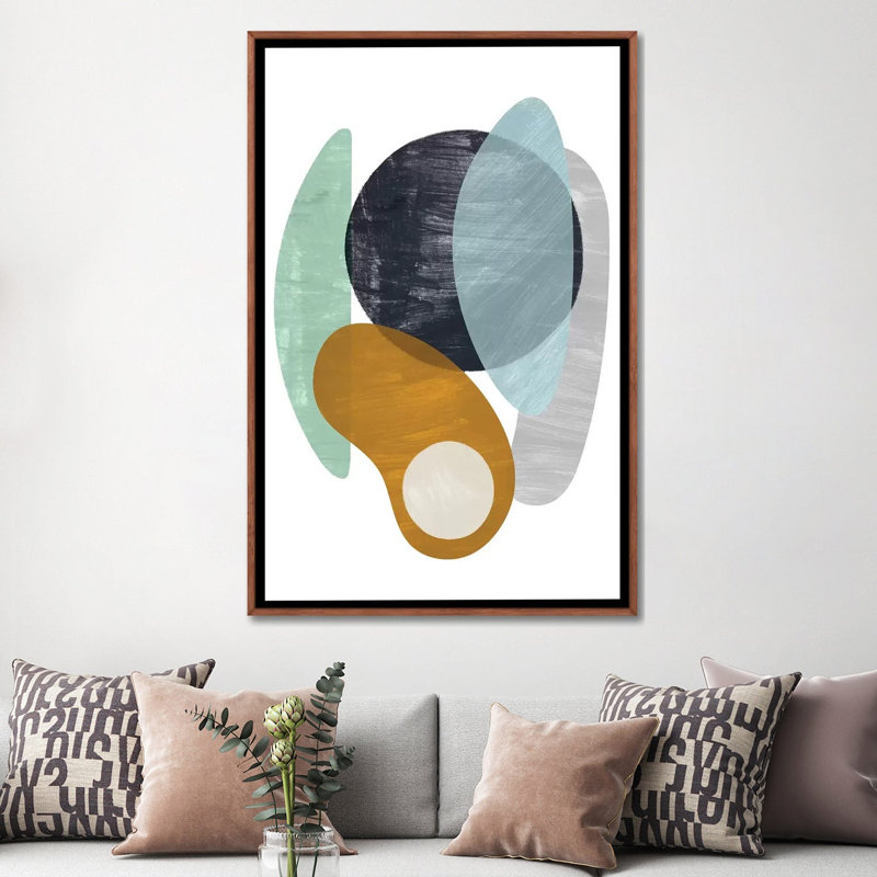 «Naturess I» par Grace Popp - impression d'art graphique, Pas de tapis, H 60 po x l 40po x P 1,5 po