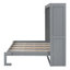 Lit escamotable double pleine grandeur, gris-1246383084-1246383087