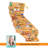 California Cutting & Serving Board with Artwork by Fish Kiss