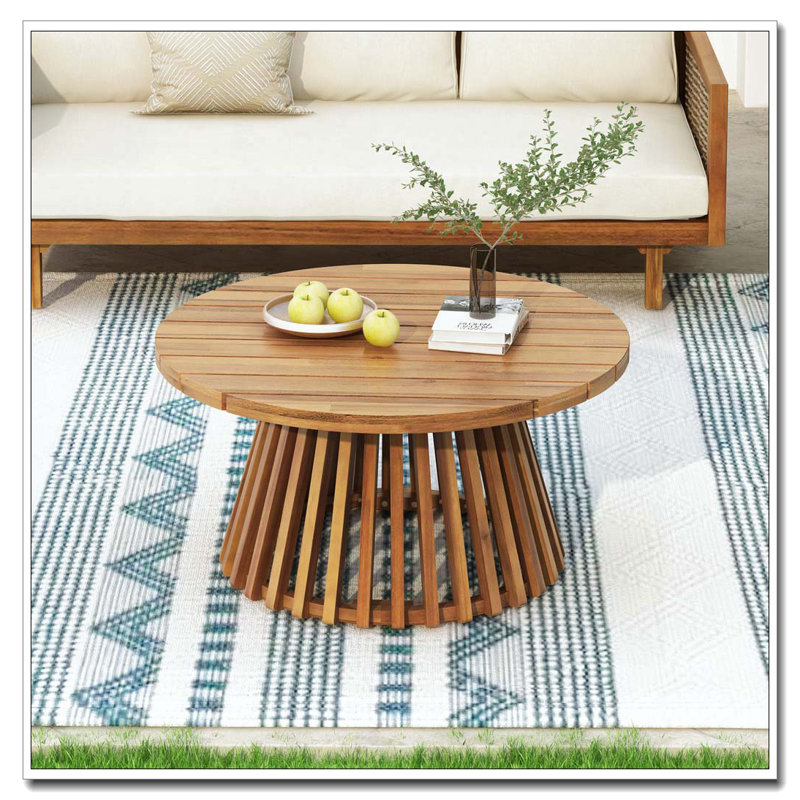 Table basse en bois, Teck